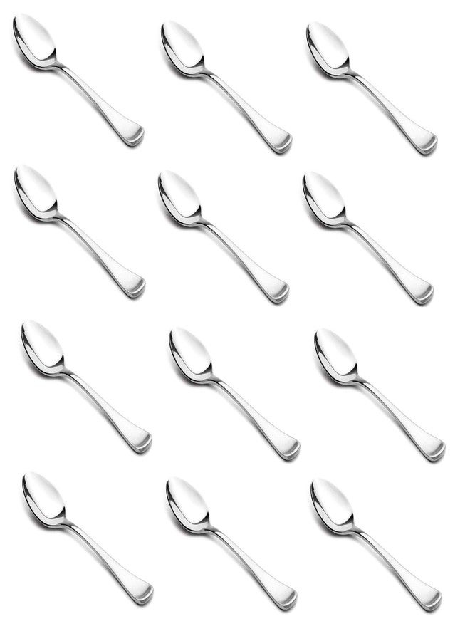 MARWALL طقم ملاعق شاي ملكية من الفولاذ المقاوم للصدأ من ماروال (الطول: 140 مم، السماكة: 2 مم) - طقم من 12 قطعة - Image 2